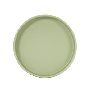 Cal-Mil 22017-6-107 Hudson 6in Dia. x 1.5"H Matcha Melamine Plate - 6 Each 