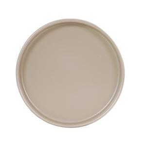 Cal-Mil 22017-6-125 Hudson 6in Dia. x 1"H Taupe Melamine Plate - 6 Each 