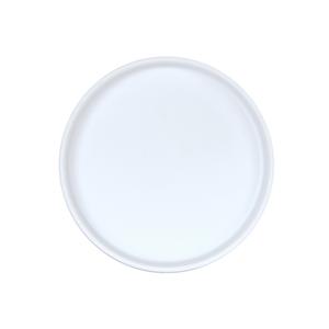 Cal-Mil 22017-6-15 Hudson 6in Dia. x 1.5"H White Melamine Plate - 6 Each 