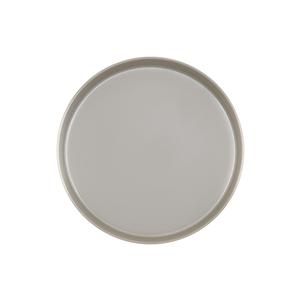 Cal-Mil 22017-8-102 Hudson 8.2" Dia. x 1.5"H Ash Melamine Plate - 6 Each