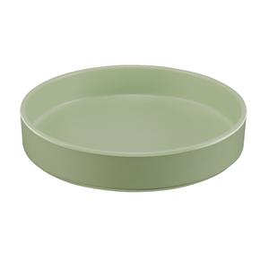 Cal-Mil 22017-8-107 Hudson 8.25" Dia. x 1.5"H Matcha Melamine Plate - 6 Each
