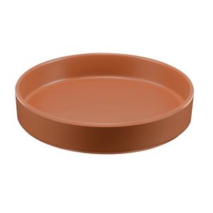 Cal-Mil 22017-8-109 Hudson 8.25" Dia. x 1.5"H Terracotta Melamine Plate - 6 Each