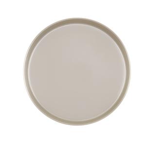 Cal-Mil 22017-8-125 Hudson 8.25" Dia. x 1.5"H Taupe Melamine Plate - 6 Each