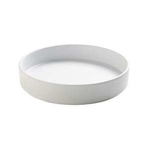Cal-Mil 22017-8-15 Hudson 8.25" Dia. x 1.5"H White Melamine Plate - 6 Each