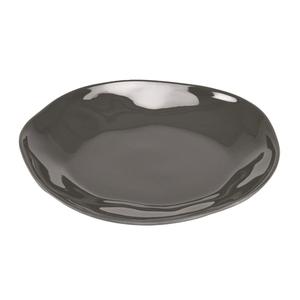 Cal-Mil 22304-10-101 Marin 10.25in Dia. Black Melamine Plate - 6 Each 