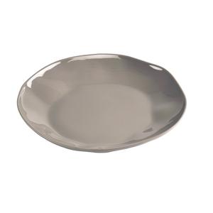 Cal-Mil 22304-10-102 Marin 10.25in Dia. Ash Grey Melamine Plate - 6 Each 