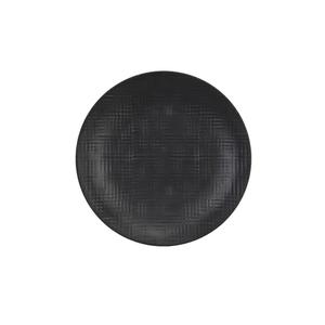 Cal-Mil 22328-11-13 Sedona 11in Dia. Black Melamine Plate - 6 Each 