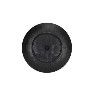 Cal-Mil 22328-7-13 Sedona 7in Dia. Black Melamine Plate - 6 Each 