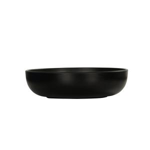 Cal-Mil 24008-8-13 Oslo 8in Dia. x 2"H Black Melamine Bowl - 6 Each 