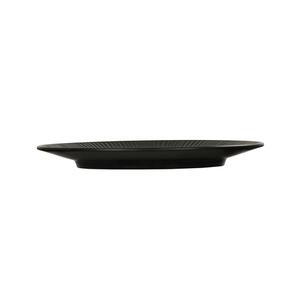 Cal-Mil 24051-9-13 Nomi 9in Dia. x 0.75"H Black Melamine Plate - 6 Each 