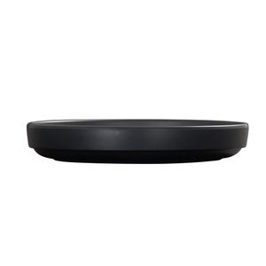 Cal-Mil 26121-6-13 Isla 6in Dia. Matte Black Melamine Plate - 6 Each 