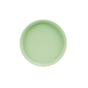 Cal-Mil 22026-6-107 Hudson 6in Dia. x 1"H Matcha Melamine Low Rim Plate - 6 Each 