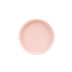Cal-Mil 22026-6-108 Hudson 6in Dia. x 1"H Blush Melamine Low Rim Plate - 6 Each 