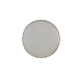 Cal-Mil 22026-8-102 8.25in Dia. x 1"H Ash Melamine Low Rim Plate - 6 Each 