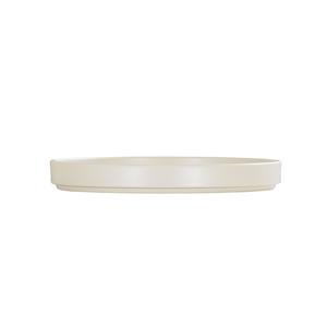 Cal-Mil 22026-8-103 Hudson 8.25"Dia. x 1"H Ivory Melamine Low Rim Plate - 6 Each 