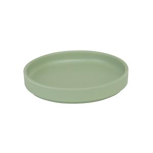 Cal-Mil 22026-8-107 Hudson 8.25in Dia. Matcha Melamine Low Rim Plate - 6 Each 
