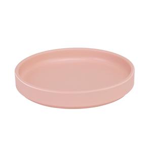 Cal-Mil 22026-8-108 Hudson 8.25in Dia. Blush Melamine Low Rim Plate - 6 Each 