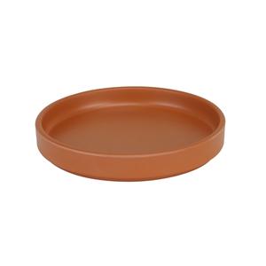 Cal-Mil 22026-8-109 Hudson 8.25in Dia. Terracotta Melamine Low Rim Plate - 6 Each 