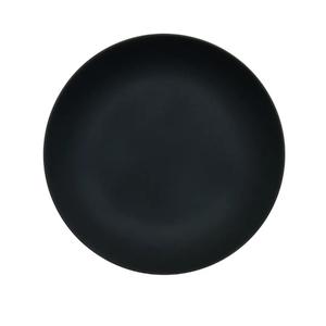 Cal-Mil 22390-6-13 Classic 6in Dia. Matte Black Melamine Coupe Plate - 6 Each 