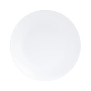 Cal-Mil 22390-7-15 Classic 7in Dia. Matte White Melamine Coupe Plate - 6 Each 