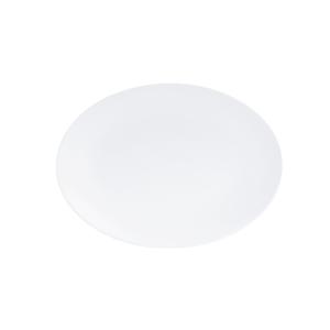 Cal-Mil 22391-11-15 Classic 10.75in x 7.75in White Melamine Oval Plate - 6 Each 