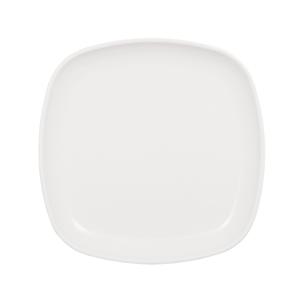 Cal-Mil 24007-10-15 Oslo 10in x 10in x 1"H White Melamine Square Plate - 6 Each 