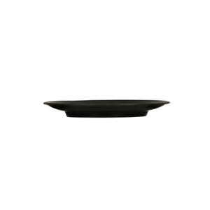 Cal-Mil 24031-9-13 9in Dia. x 1"H Black Melamine Hand Thrown Plate - 6 Each 