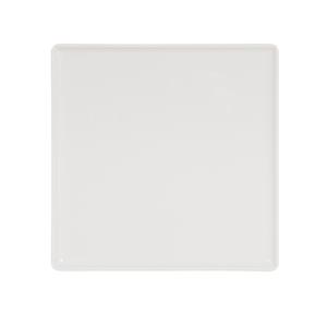Cal-Mil 24304-12-15 11.75in x 11.75in x 0.75"H White Melamine Square Platter 