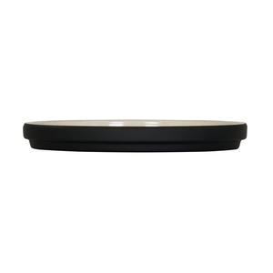 Cal-Mil 26130-6-138 Sorelle 6in Dia. Two-Tone Melamine Low Rim Plate - 6 Each 