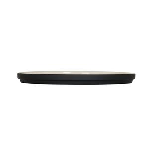 Cal-Mil 26130-8-138 Sorelle 8in Dia. Two-Tone Melamine Low Rim Plate - 6 Each 