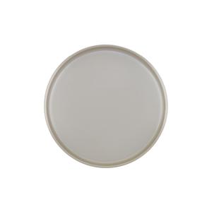 Cal-Mil 22026-10-102 10.25in Dia. x 1"H Ash Low Rim Plate - 6 Each 