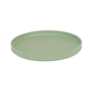 Cal-Mil 22026-10-107 Hudson 10.25in Dia. x 1"H Matcha Low Rim Plate - 6 Each 