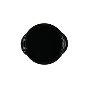 Cal-Mil 22490-7-13 7in Dia. Hand Painted Black Melamine Cocotte Dish - 6 Each 