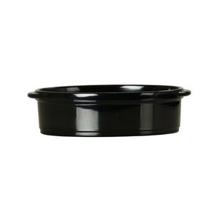 Cal-Mil 22491-74-13 7.25in x 4in Hand Painted Black Melamine Cocotte Dish - 6 Each 