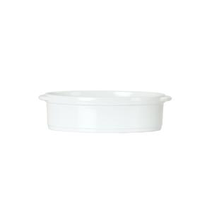 Cal-Mil 22491-74-15 7.25in x 4in Hand Painted White Melamine Cocotte Dish - 6 Each 