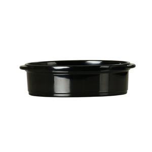 Cal-Mil 22491-85-13 8.5inx 5.25"Hand Painted Black Melamine Cocotte Dish - 6 Each 