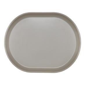Cal-Mil 22018-102 14" x 11.25" Ash Melamine Platter - 6 Each