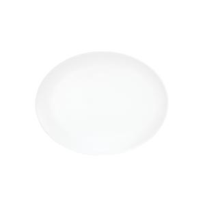 Cal-Mil 22458-912-15 9in x 12in White Melamine Shallow Coupe Platter - 6 Each 