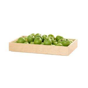 Cal-Mil 23106-12203-93 Logan 12" x 20" x 3"H Natural Wood Serving Tray
