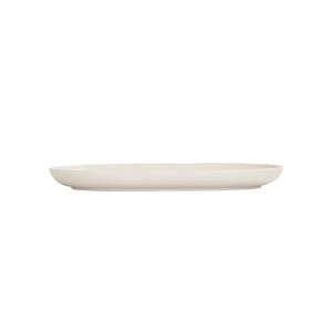 Cal-Mil 24005-139-103 Oslo 13" x 9" x 1.1"H Ivory Melamine Platter - 6 Each