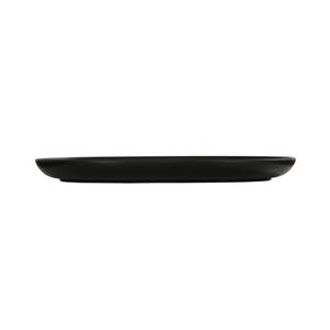 Cal-Mil 24005-139-13 Oslo 13" x 9" x 1.1"H Black Melamine Platter - 6 Each