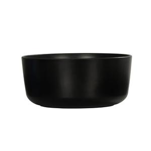 Cal-Mil 24006-10-13 Oslo 10" Dia. x 4.5"H Black Melamine Bowl - 6 Each