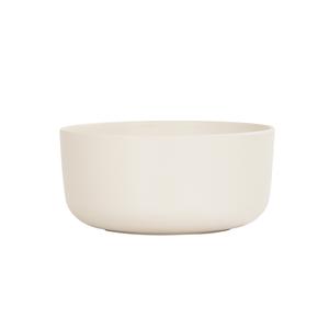 Cal-Mil 24006-8-103 Oslo 8" Dia. x 3.75"H Ivory Melamine Platter - 6 Each