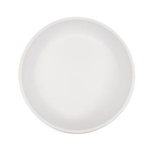 Cal-Mil 24006-8-15 Oslo 8" Dia. x 3.75"H White Melamine Platter - 6 Each