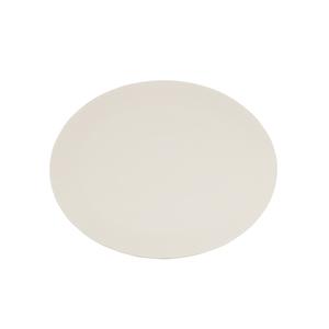 Cal-Mil 24058-1411-103 14"x 11" x 1.5"H Ivory Melamine Hand Thrown Platter - 6 Each