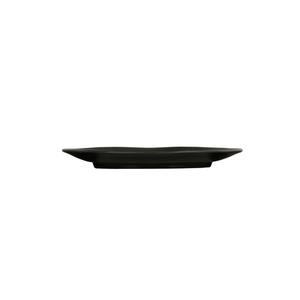 Cal-Mil 24058-1612-13 16"x 12" x 1.5"H Black Melamine Hand Thrown Platter - 6 Each