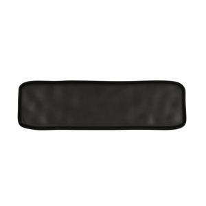 Cal-Mil 24120-206-13 Carmel 20" x 6" x 0.75"H Black Melamine Platter - 3 Each