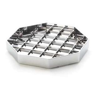 Cal-Mil 308-6-49 Classic 6in x 6in Chrome Octagon Drip Tray - 1dz 