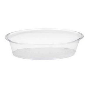 Cal-Mil 316-10-12 Turn N Serve® 10in Dia. x 2.5"H Clear Acrylic Deep Tray 