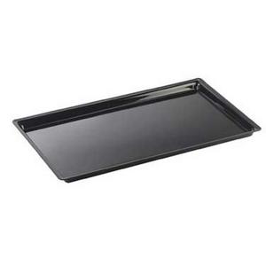 Cal-Mil 325-12-13 12in x 20in x 1"H Black Acrylic Shallow Display Tray - 4 Each 